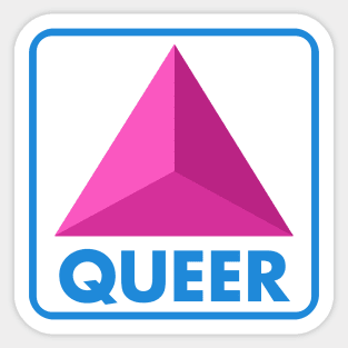 Queer Vintage Retro LGBT Boston Gay Sticker